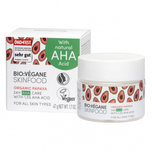 Купить  Биовеган крем д/лица 50мл био папайя 24 ч с 1,5% АНА-кислотами