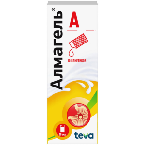 Купить  Алмагель А суспензия д/внутр примен пак 10мл №10