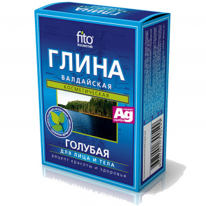 Купить  Глина Валдайская  пор 100г голубая