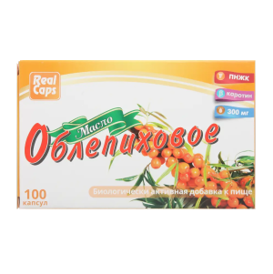 Купить  Облепиховое масло 300 мг 100 шт капсулы