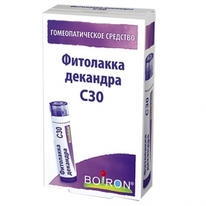 Купить  Фитолакка Декандра С30 гран гомеопат 4г