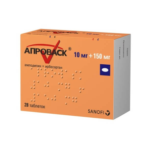 Апроваск 10 мг + 150 мг 28 шт таблетки покрытые пленочной оболочкой