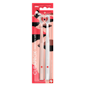 Купить  Curaprox CS 5460 Ultra Soft 2 шт набор ультрамягких зубных щеток Duo Love 2025