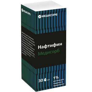 Купить  Нафтифин Медисорб 1 % 30 мл раствор для наружного применения