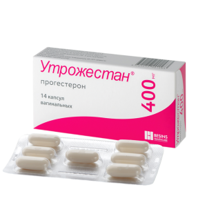 Купить  Утрожестан 400 мг 14 шт капсулы вагинальные