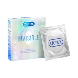 Durex Invisible презервативы ультра тонкие 3 шт.