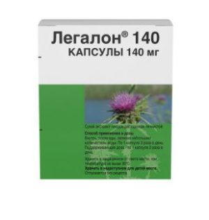 Купить  Легалон капсулы 140мг №30