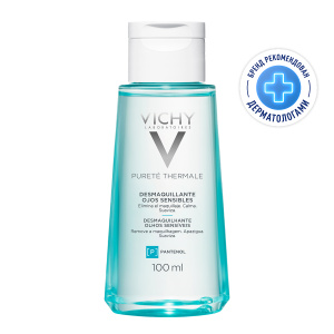Купить  Vichy Purete Thermale Успокаивающее средство для снятия макияжа с глаз, 100мл