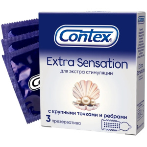 Купить  Contex Extra Sensation презервативы 3 шт.