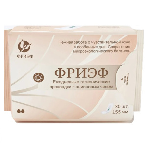 Купить  Фриэф прокладки ежедн №30 с анионовым чипом 155 мм