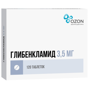 Купить  Глибенкламид таблетки 3,5мг №120