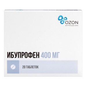 Купить  Ибупрофен таб ппо 400мг №20