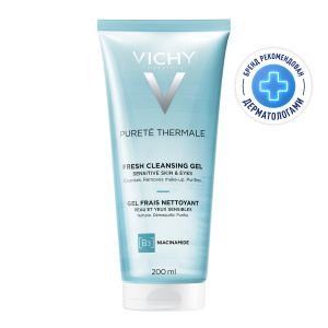 Vichy Purete Thermale гель для лица очищающий освежающий, 200мл Купить Vichy Purete Thermale гель для лица очищающий освежающий, 200мл