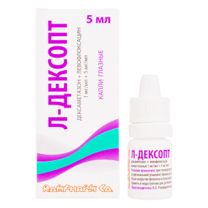 Купить  Л-Дексопт капли глазн 1мг/мл мг+5мг 5мл №1