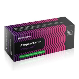 Купить  Аторвастатин МС таб ппо 40мг №30