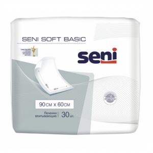 Купить Seni Soft Basic пеленки 60смX90см №30 (2 капли)
