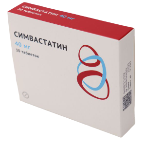 Купить  Симвастатин (Э) таб ппо 40мг №30