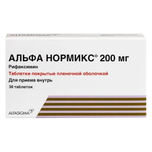 Купить  Альфа Нормикс таб ппо 200мг №36