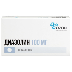 Купить  Диазолин таблетки 100мг №10