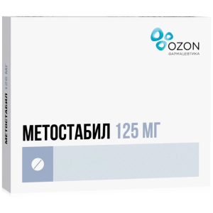 Метостабил таб ппо 125мг №60 Купить Метостабил таб ппо 125мг №60