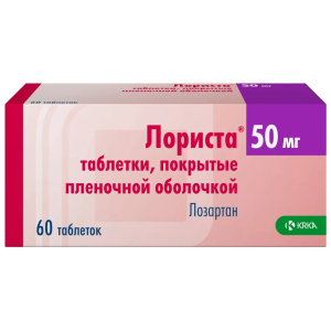 Купить  Лориста таблетки ппо 50мг №60