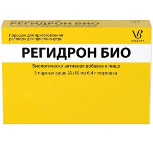Купить  Регидрон Био порошок для приготовления раствора для приема внутрь 6,4г №5