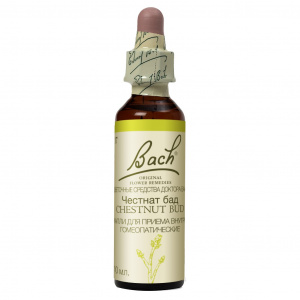 Купить  Капли баха №7 Честнат бад (Почки конского каштана) — неумение учиться на прошлых ошибках, 10мл