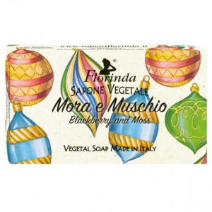 Купить Florinda мыло 100г "Новогоднее Волшебство" Mora e Muschio / Ежевика и Мускус