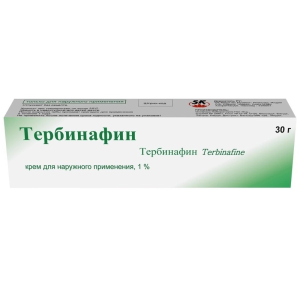 Тербинафин 1 % 30 г крем для наружного применения Купить Тербинафин 1 % 30 г крем для наружного применения