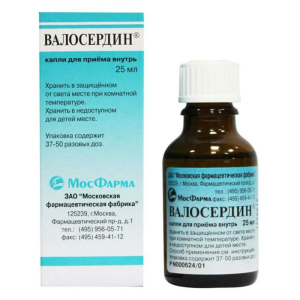 Купить  Валосердин 25 мл капли