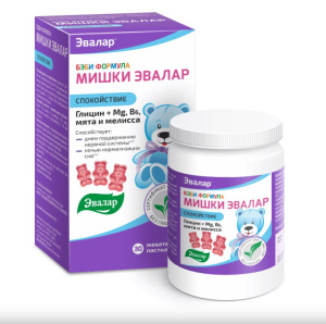 Купить  Бэби Формула Мишки пастилки жевательные №60 спокойствие