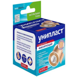 Купить  Пластырь катушка Унипласт 5смX500см натурал осн