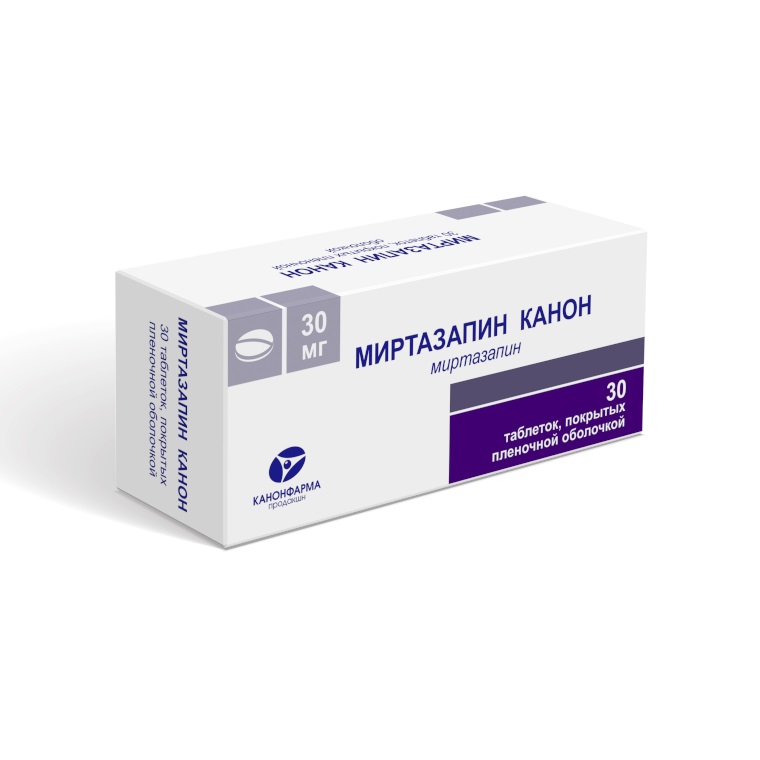 Купить Миртазапин-Канон таблетки ппо 30мг №30
