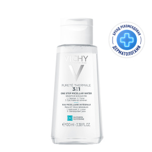 Vichy Purete Thermale Вода мицеллярная с минералами для чувствительной кожи, 100мл