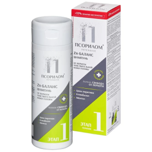 Купить  Псорилом шампунь 200мл цинк-баланс от перхоти 1 этап терапия