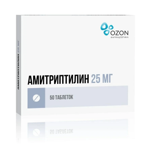 Купить  Амитриптилин 25 мг 50 шт таблетки