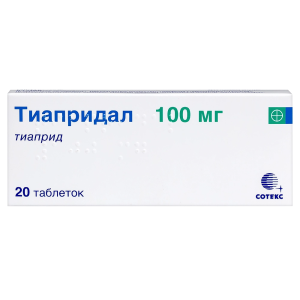 Купить  Тиапридал 100 мг 20 шт таблетки