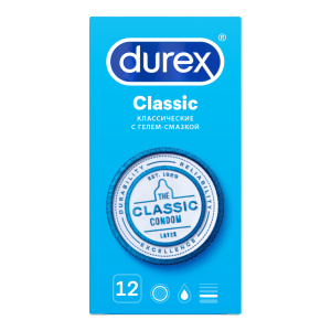 Купить  Durex Classic презервативы классические 12 шт.