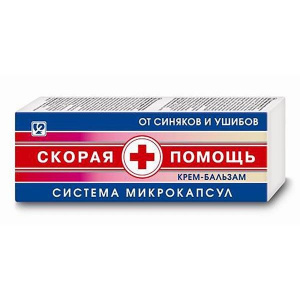 Купить  Скорая Помощь крем-бальзам 75мл от синяков и ушибов