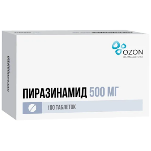 Купить  Пиразинамид таб 500мг №100