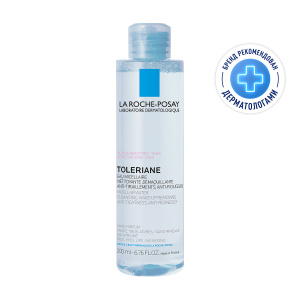 Купить  La Roche-Posay Toleriane Мицеллярная вода для очищения чувствительной и склонной к аллергии кожи лица и глаз, для снятия макияжа 200 мл