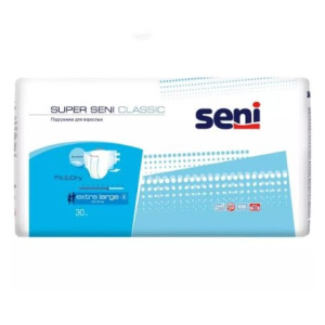 Купить  Seni Super Classic подгузники р.XL №30 (6 капель)