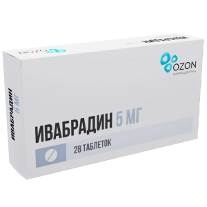 Купить  Ивабрадин таб ппо 5мг №28