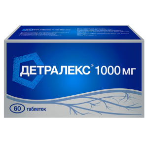 Купить  Детралекс таблетки ппо 1000мг №60