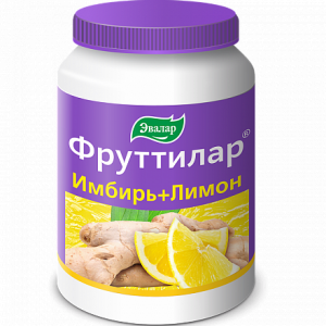 Купить Фруттилар имбирь+лимон паст в форме мармеладных ягод 4г №30