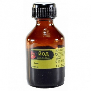Купить  Йод раствор спирт 5% 25мл (Гиппократ)