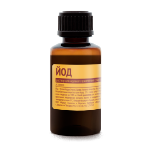 Йод 5 % 25 мл 1 шт раствор для наружного применения спиртовой полимерный флакон