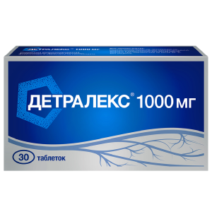 Купить  Детралекс таб ппо 1000мг №30