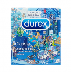 Купить  Durex Classic Emoji презервативы 3 шт.