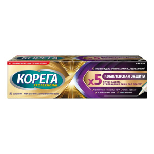 Корега крем д/фикс з/протезов 40г комплексная защита Professional Купить Корега крем д/фикс з/протезов 40г комплексная защита Professional